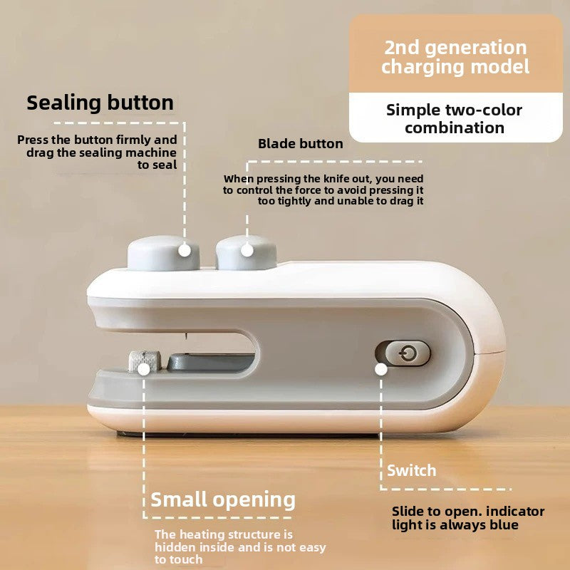 USB Plastic Food Bag Sealer